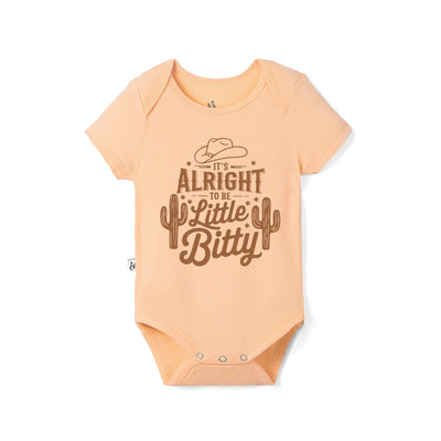 It's alright to be little bitty Bamboo Baby Onesie