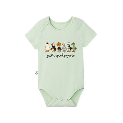 'Just A Spooky Goose' Halloween Bamboo Baby Bodysuit