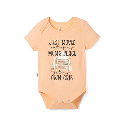 Just Moved Out Of My Mom's Place Got My Own Crib Bamboo Baby Bodysuit