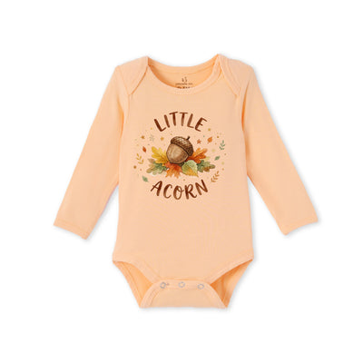 Little Acorn Autumn Bamboo Baby Bodysuit