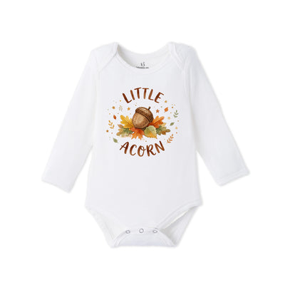 Little Acorn Autumn Bamboo Baby Bodysuit