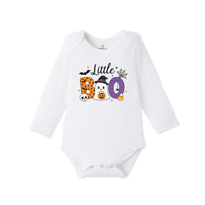 Little Boo Halloween Bamboo Baby Bodysuit