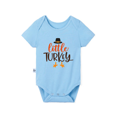 Little Turkey Bamboo Baby Onesie