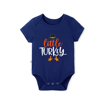 Little Turkey Bamboo Baby Onesie