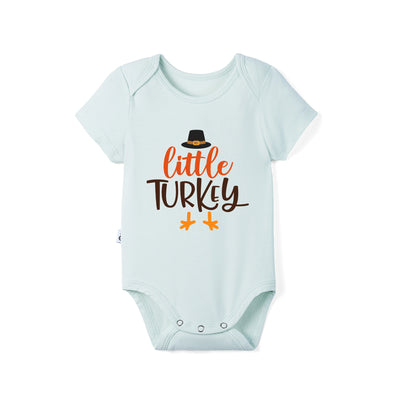 Little Turkey Bamboo Baby Onesie