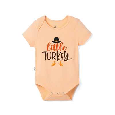 Little Turkey Bamboo Baby Onesie