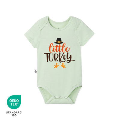 Little Turkey Bamboo Baby Onesie