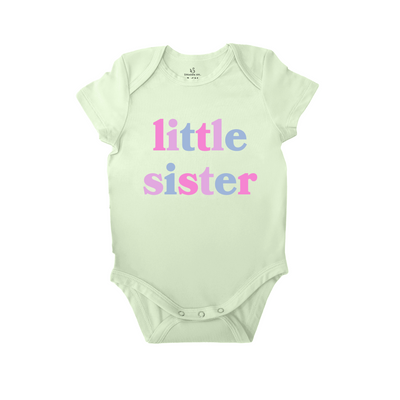 'Little Sister' Bamboo Baby Onesie SwaddleAn