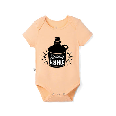 'Locally Brewed' Bamboo Baby Bodysuit