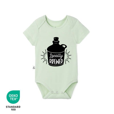 'Locally Brewed' Bamboo Baby Bodysuit