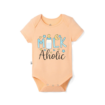 Bamboo Baby Bodysuit in Milkaholic Graphic