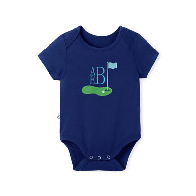 Custom Embroidered Monogram Golf Bamboo Bodysuit