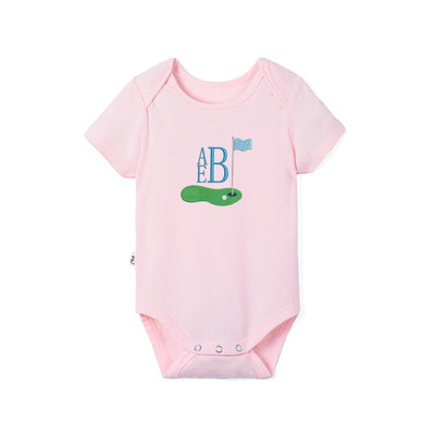 Custom Embroidered Monogram Golf Bamboo Bodysuit
