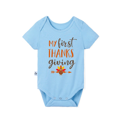 My First Thanksgiving Bamboo Baby Onesie
