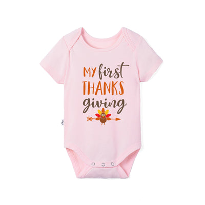 My First Thanksgiving Bamboo Baby Onesie
