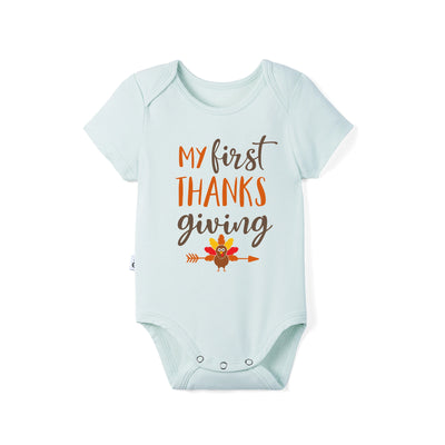 My First Thanksgiving Bamboo Baby Onesie