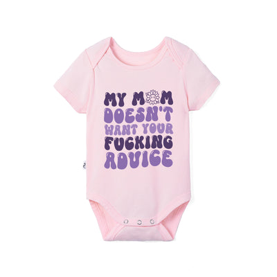 My mom doesn't want your advice Bamboo Baby Onesie
