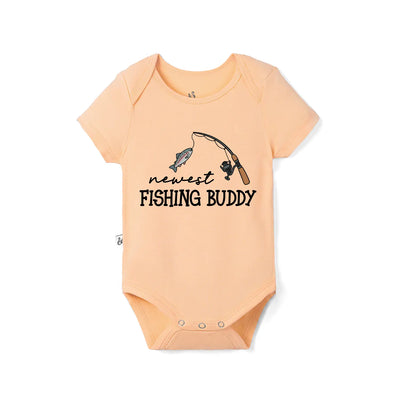 Newest Fishing Buddy Baby Onesie
