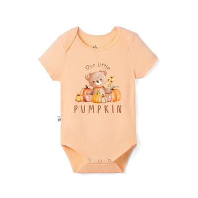 Our Little Pumpkin Autumn Bamboo Baby Bodysuit