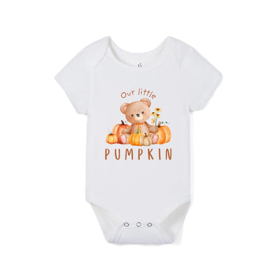 Our Little Pumpkin Autumn Bamboo Baby Bodysuit