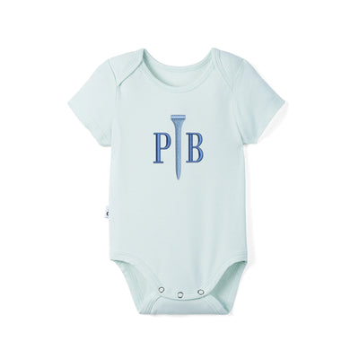 Custom Monogram Golf Bamboo Baby Bodysuit Bodysuit