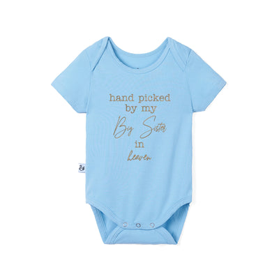 Hand Picked By My Big Sister In Heaven Bamboo Onesie
