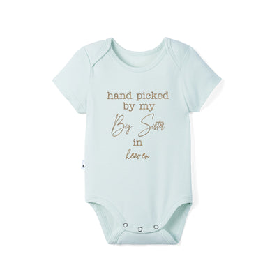 Hand Picked By My Big Sister In Heaven Bamboo Onesie