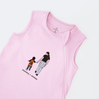 Custom Baby Portrait Sleep Sack | A Timeless Work of Art SwaddleAn