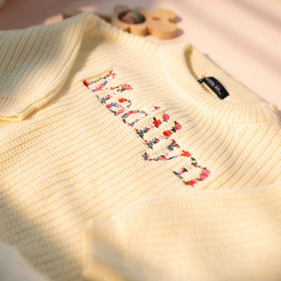 Floral Baby Knit Rompers