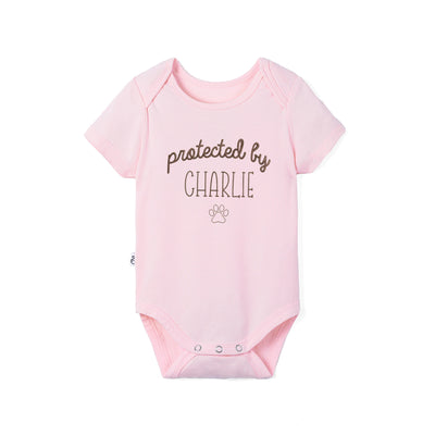 Custom Name Protected By Bamboo Bodysuit
