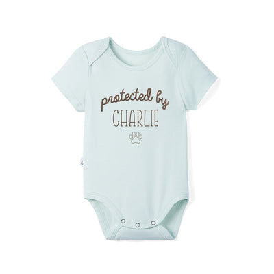 Custom Name Protected By Bamboo Bodysuit