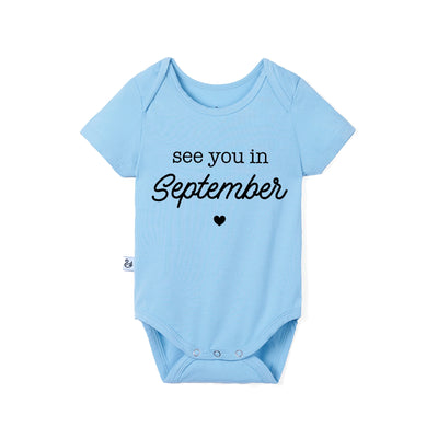 'See You in September' Bamboo Baby Bodysuit