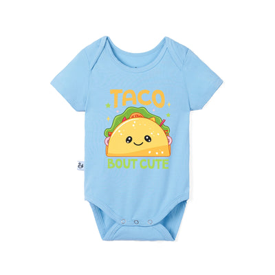 Bamboo Baby Bodysuit 'Taco Bout Cute'
