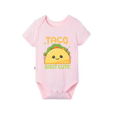 Bamboo Baby Bodysuit 'Taco Bout Cute'