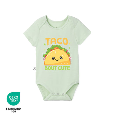 Bamboo Baby Bodysuit 'Taco Bout Cute'