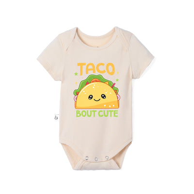 Bamboo Baby Bodysuit 'Taco Bout Cute'