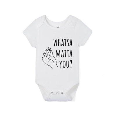 Whatsa matta with you Italian Funny Baby Bamboo Onesie