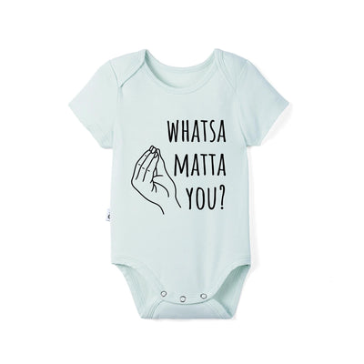 Whatsa matta with you Italian Funny Baby Bamboo Onesie