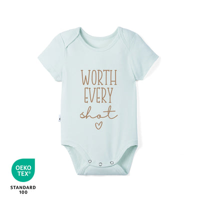 Worth Every Shot Baby Bamboo Onesie