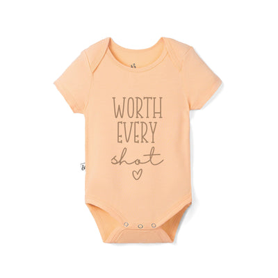 Worth Every Shot Baby Bamboo Onesie